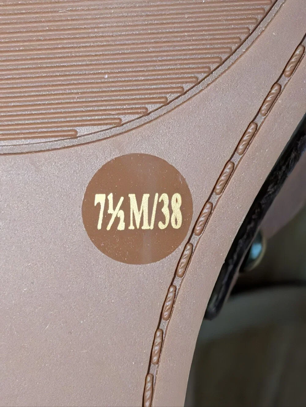 New Lucky Brand Brown Leather Platform Ankle-Strap Sandals Size 7.5